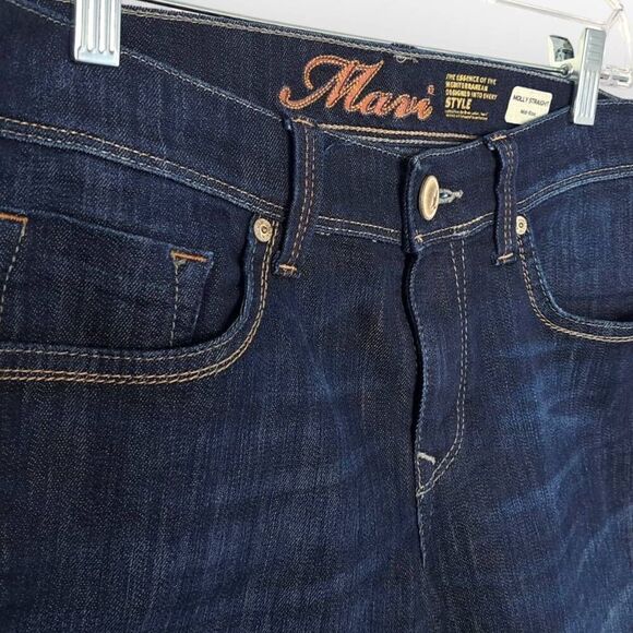 Mavi Women's Molly Mid Rise Straight Jeans size 27 x 36 - Picture 2 of 8